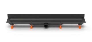 Душевой лоток Paini Klasik CH850KC2 монтаж к стене 85см чёрный матовый